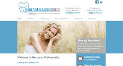 Desktop Screenshot of maclarenortho.com